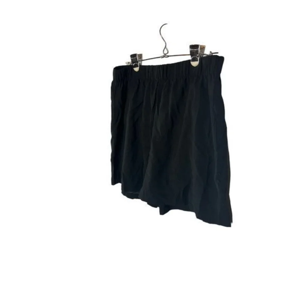 Chartou Collection Black FLOWY SHORTS Swim Cover Up Elastic Waist Size XL‎ NWT